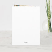 Cosmic Kindness Birthday Card, Cute Space Birthday カード (裏面)