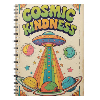 Cosmic Kindness Spiral Notebook | Cute Space ノートブック