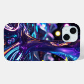Cosmic & Liquid Art Phoneケース Case-Mate iPhoneケース (裏面 (横))