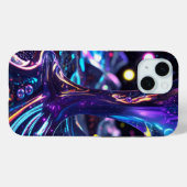 Cosmic & Liquid Art Phoneケース Case-Mate iPhoneケース (裏面 (横))