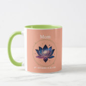 Cosmic Lotus Flower Mom Bloom マグカップ (左)