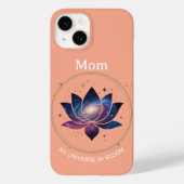 Cosmic Lotus Flower Mom Bloom Case-Mate iPhoneケース (裏面)