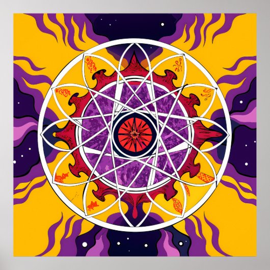 Cosmic Mandala ポスター (正面)