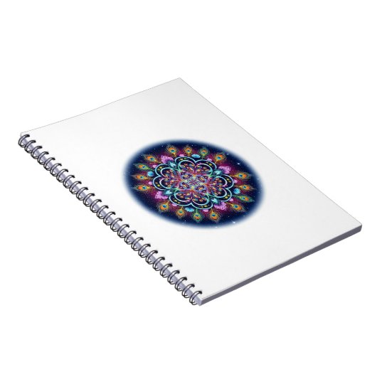 Cosmic Mandala Spiral Notebook ノートブック (右側)