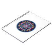 Cosmic Mandala Spiral Notebook ノートブック (左側)