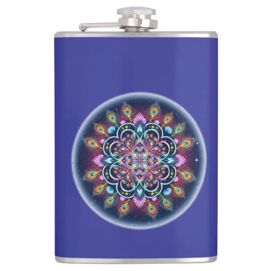 Cosmic Mandala Vinyl Flask フラスク (正面)