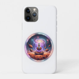 Cosmic Meditator Galaxy Phone Case iPhone 11 Proケース