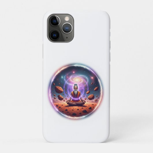 Cosmic Meditator Galaxy Phone Case Case-Mate iPhoneケース (裏)