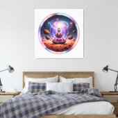 Cosmic Meditator Stretched Canvas Art キャンバスプリント (インサイチュ (寝室))