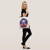 Cosmic Meditator Tote Bag - Spiritual Galaxy トートバッグ (モデル)