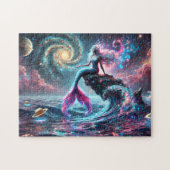 Cosmic Mermaid Fantasy Celestial ジグソーパズル (横)