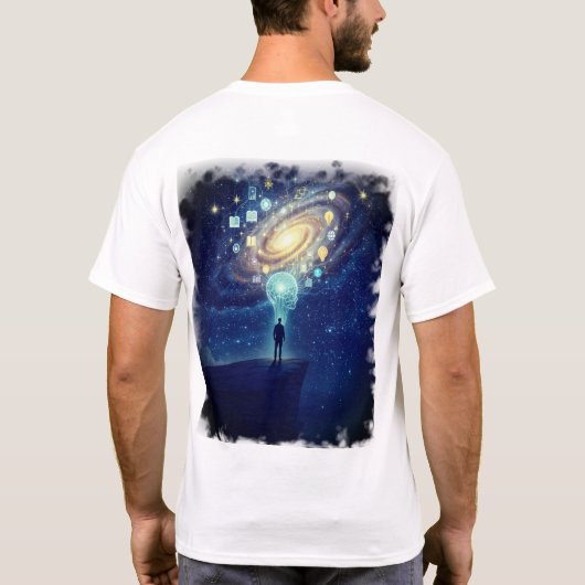 Cosmic Mind T-Shirt – あなたの野心に火を付ける Tシャツ (裏面)