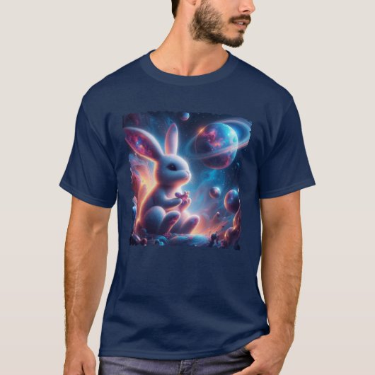Cosmic Mood: Galaxy Animals Tshirt #2 Tシャツ (正面)
