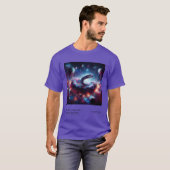 Cosmic Mood: Galaxy Animals Tshirt #4 Tシャツ (正面フル)