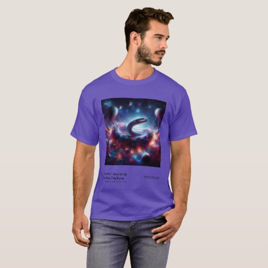 Cosmic Mood: Galaxy Animals Tshirt #4 Tシャツ (正面フル)