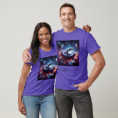 Cosmic Mood: Galaxy Animals Tshirt #4 Tシャツ (ユニセックス)