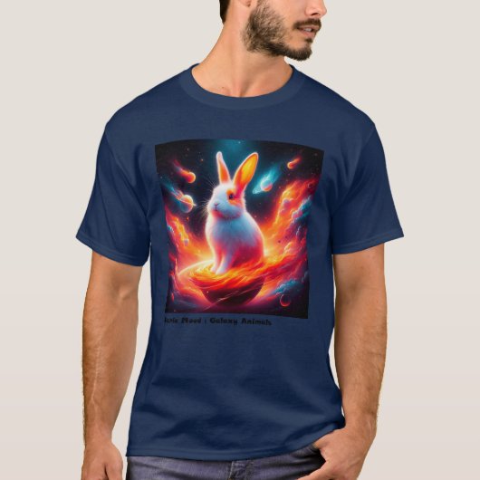 Cosmic Mood: Galaxy Animals Tshirt #7 Tシャツ (正面)