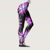Cosmic Neon Starburst Leggings レギンス (右)