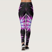 Cosmic Neon Starburst Leggings レギンス (裏面)
