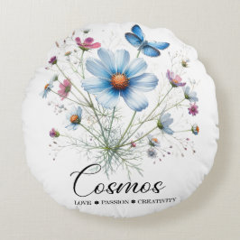 Cosmic Nest • October Birth Flower Round Pillow  ラウンドクッション
