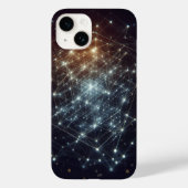 Cosmic Neural Network Phone Case - Glowing Star  Case-Mate iPhoneケース (裏面)