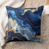 Cosmic Night Marble Abstract Cushion クッション (ブランケット)