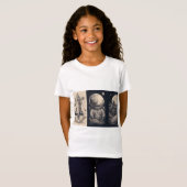 Cosmic Odyssey:天空シルエットtshart Tシャツ (正面フル)