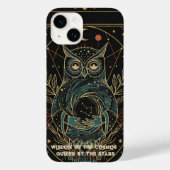 Cosmic Oracle Owl • Mystical Celestial  Case-Mate iPhoneケース (裏面)