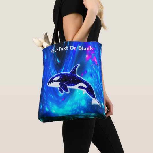 Cosmic Orca トートバッグ (クローズアップ)