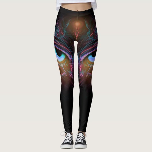 Cosmic Owl Leggins レギンス (正面)