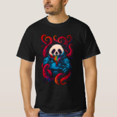 Cosmic Panda Kraken Tシャツ (正面)