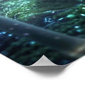 Cosmic Panda Starlit Grove ポスター (角)