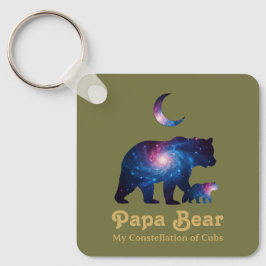 Cosmic Papa Bear & Cub キーホルダー