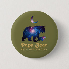 Cosmic Papa Bear & Cub 缶バッジ