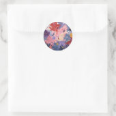 Cosmic Party Abstract Explosion ラウンドシール (バッグ)