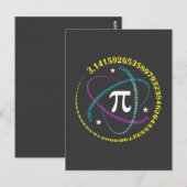 Cosmic Pi Day Shirt – Galaxy Math Design – 3.14159 ポストカード (正面/裏面)