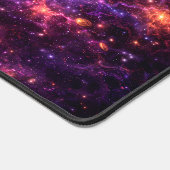 Cosmic Pirate Skull Galaxy Gaming Mouse Pad デスクマット (コーナー)