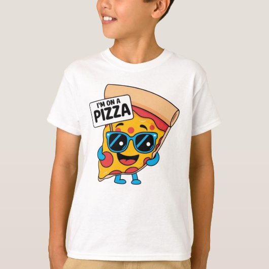 Cosmic Pizza Alienfriend – Out-of-This-World Fun  Tシャツ (正面)