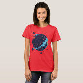 Cosmic Planet Space Art T-Shirt Tシャツ (正面フル)