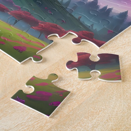 Cosmic planets & colourful worlds ジグソーパズル (側面)