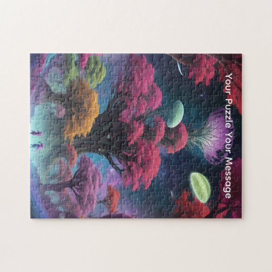 Cosmic planets & colourful worlds ジグソーパズル (横)