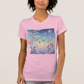 Cosmic Playground Inner Child in Heaven’s Rainbow Tシャツ (正面)
