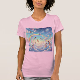 Cosmic Playground Inner Child in Heaven’s Rainbow Tシャツ