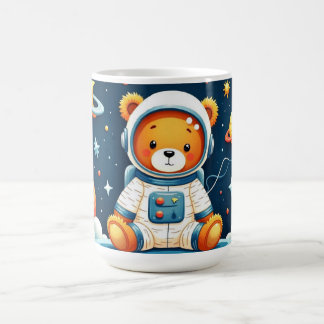 Cosmic Porcelain Astronaut Bear コーヒーマグカップ