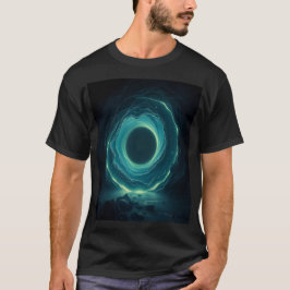 Cosmic Portal Hole - Glowing Sci-Fi Vortex Tシャツ
