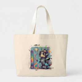 Cosmic Pup Ranger - Tote ラージトートバッグ