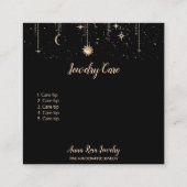 *~* Cosmic QR AP8サンキュー金ゴールド星評価 エンクロージャーカード (裏面)