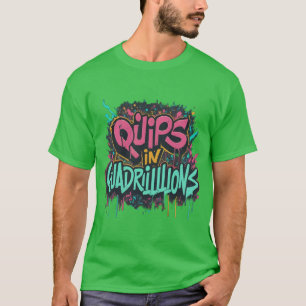 Cosmic Quips Tシャツデザイン(緑) Tシャツ
