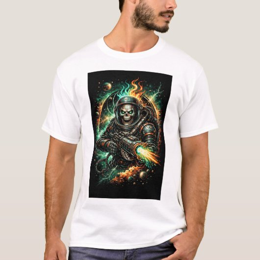 Cosmic Reaper: Galactic Annihilator T-Shirt Tシャツ (正面)