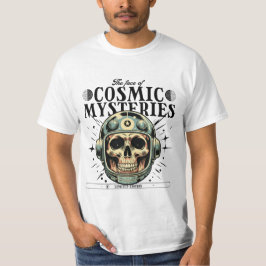Cosmic Reaper: Skull Astronaut Design Tシャツ